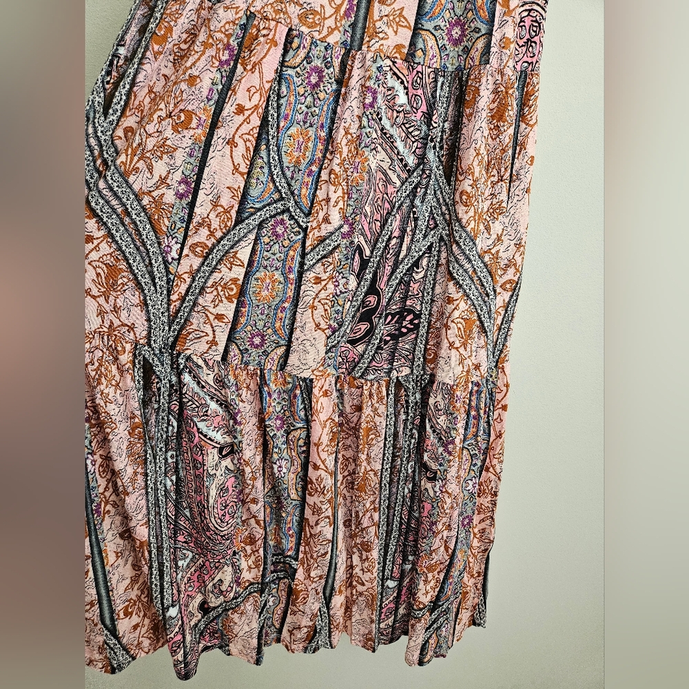 NWT Lascana Dress Maxi Buffalo London‎ Floral Stretchy Sleevless Size 4 - Picture 4 of 8